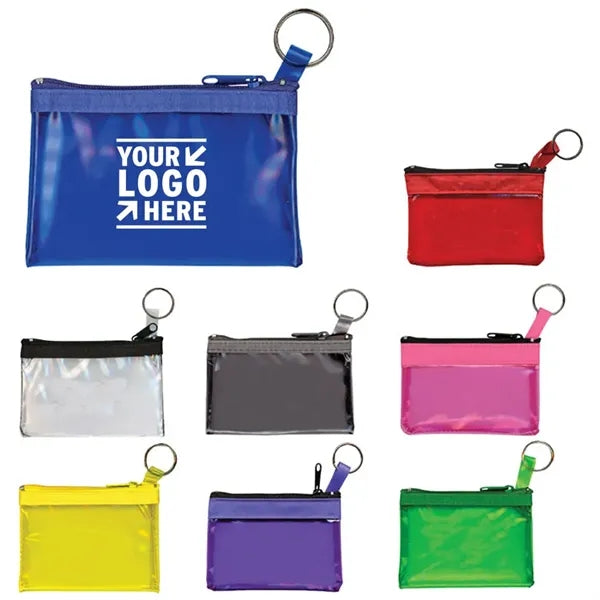 Clear Vinyl Zipper Pouch