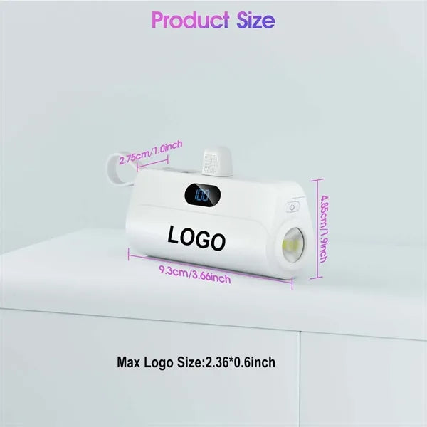 5000mAh Mini Capsule Power Bank