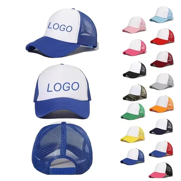 Mesh Foam Baseball Cap Polyester Trucker Hat
