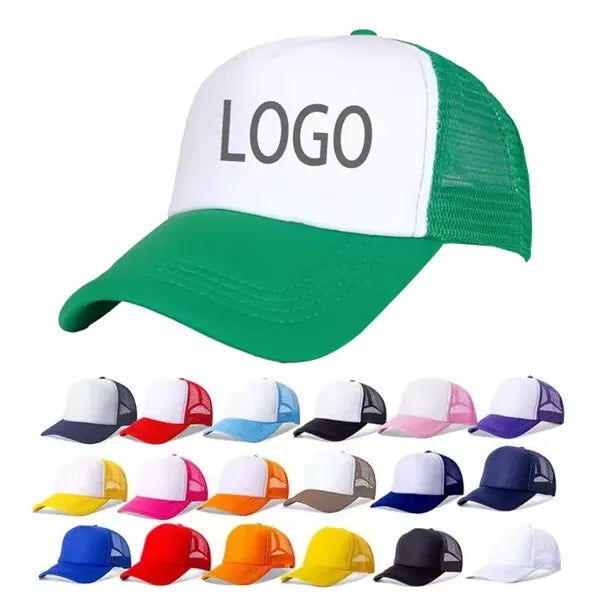 Mesh Foam Baseball Cap Polyester Trucker Hat