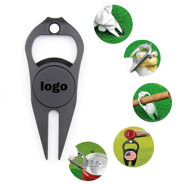 3-in-1 Multifunctional Golf Divot Repair Pitch Fork