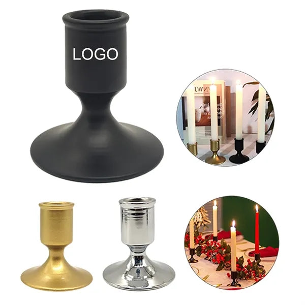 Decorative metal candleholder