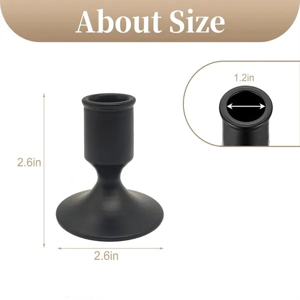 Decorative metal candleholder