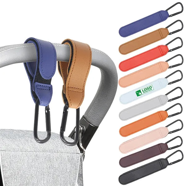 2PCS Leather Baby Stroller Hook