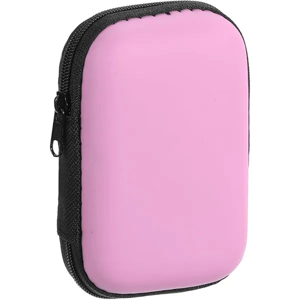EVA Ear Buds Case Zipper Organizer for USB Cable, Earphones