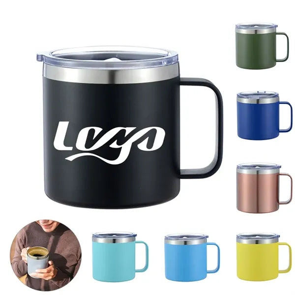 14 oz stainless steel coffee cup