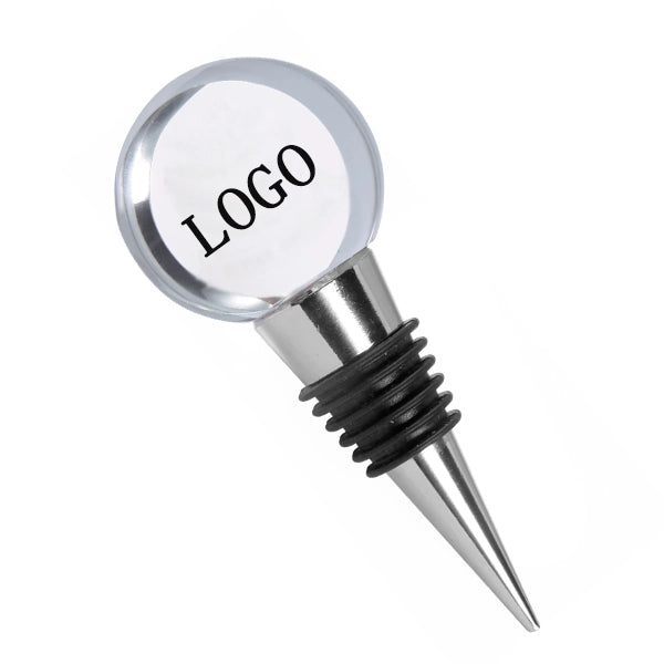 Round Crystal Wine Stoppers