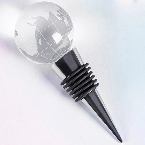 Crystal Globe Wine Stopper