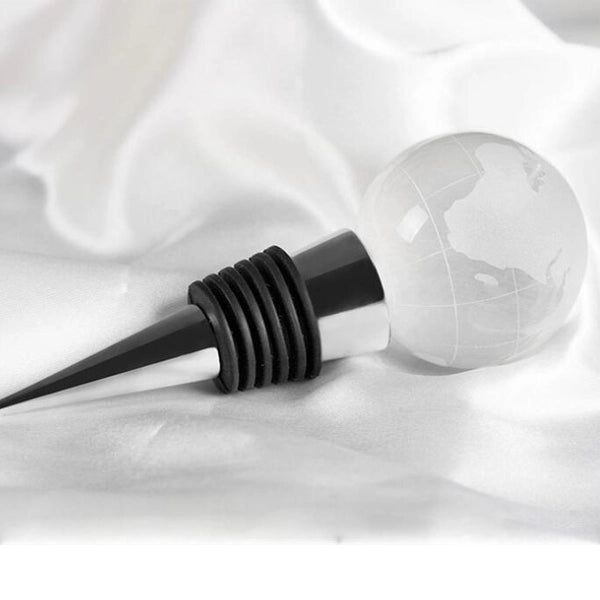 Crystal Globe Wine Stopper