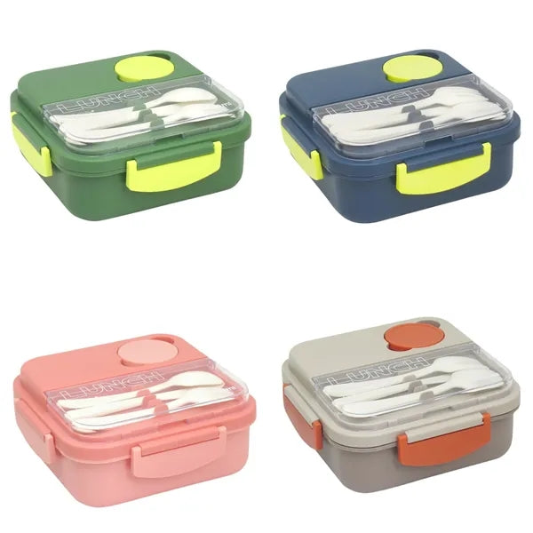 Square Portable Compartment Lunch Box