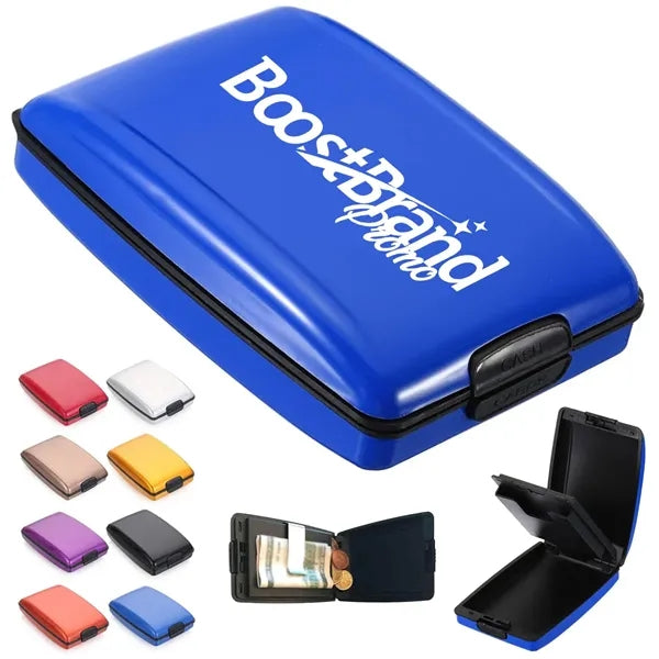 RFID Blocking Hard Shell Card & Cash Wallet