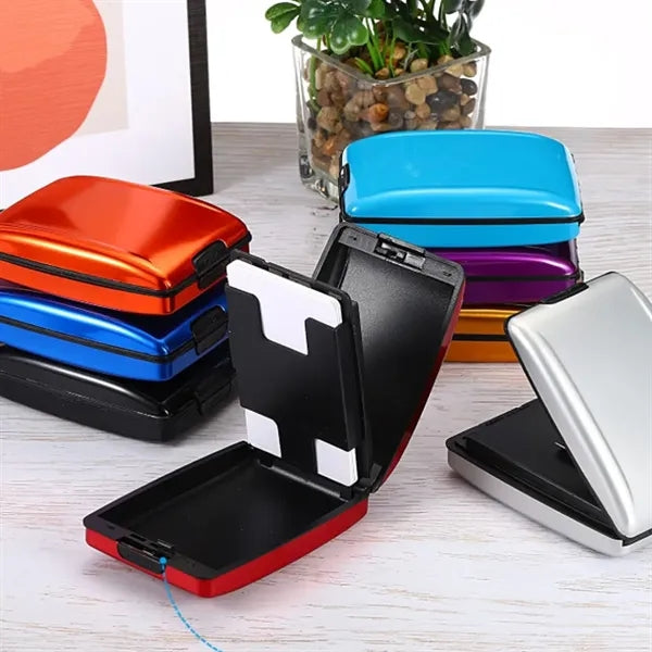 RFID Blocking Hard Shell Card & Cash Wallet