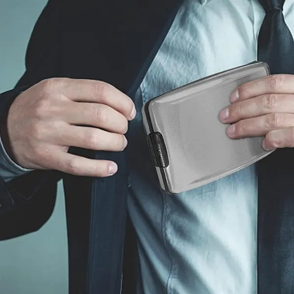 RFID Blocking Hard Shell Card & Cash Wallet