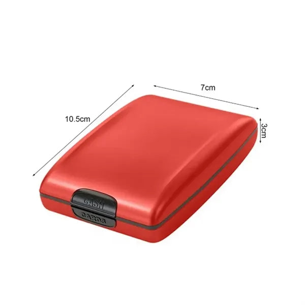 RFID Blocking Hard Shell Card & Cash Wallet