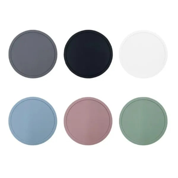 Round Silicone Heat Insulation Coaster Jar/Lid Opener Pad