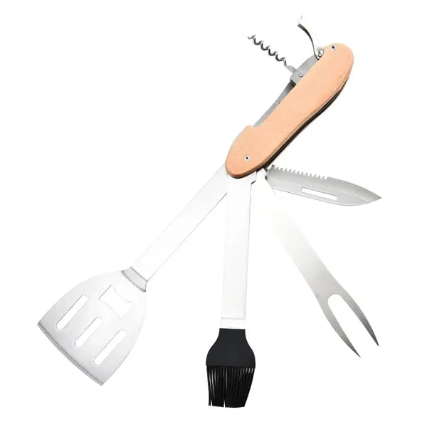 6-in-1 Multitool BBQ BarbecueGrill Accessories with Bag