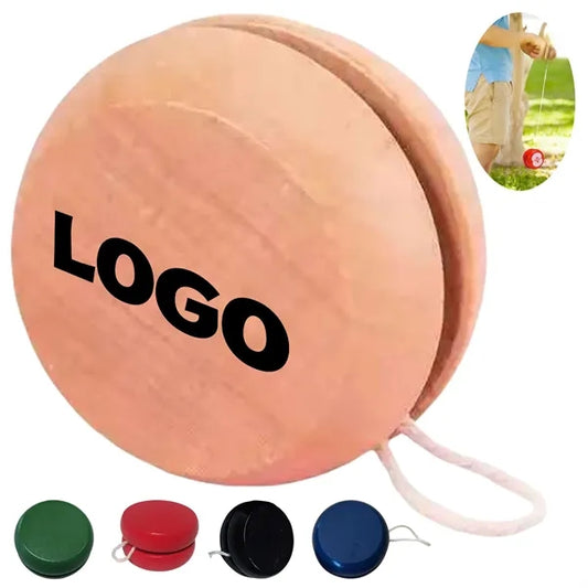 Eco Friendly Wooden Yo-Yo With Custom Logo