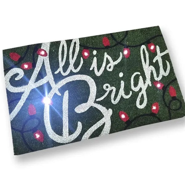 LED Light-Up Music Sound-Controlled Coir Doormat