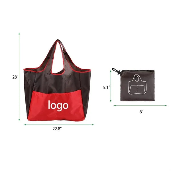 Portable Foldable Eco Shopping Bag Large Oxford Cloth Tote