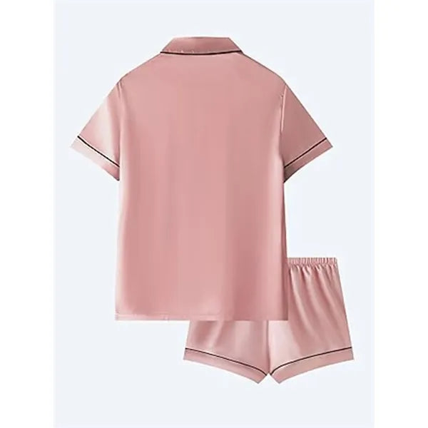 Women's Satin Pajama Set