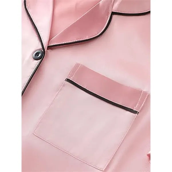 Women's Satin Pajama Set