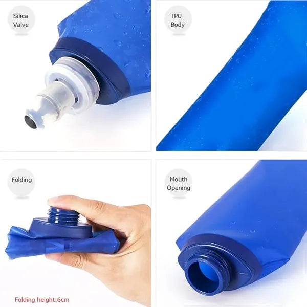 Soft Folding Water Bottles (500ml)