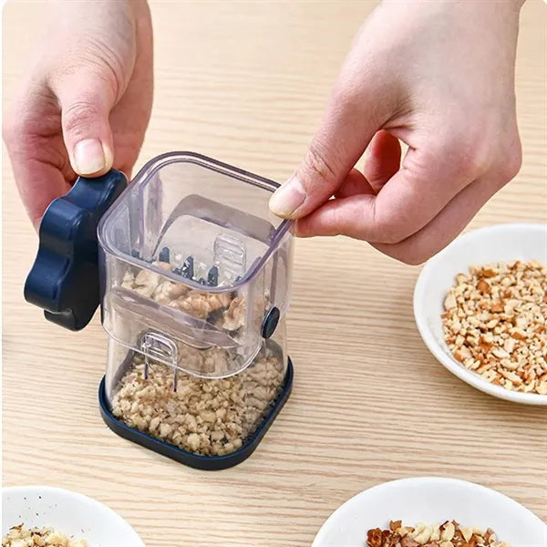 Portable Multi-function Manual Nut Grinder with Cover