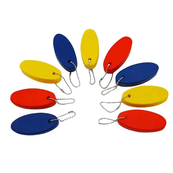 Oval Floating Keychain
