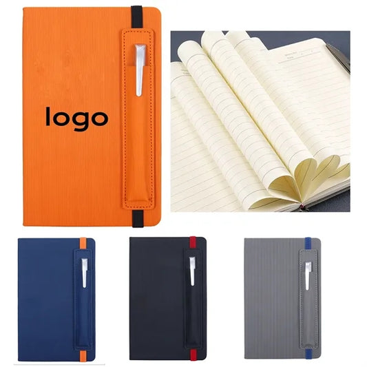 Notebook With Pen Holder Strap