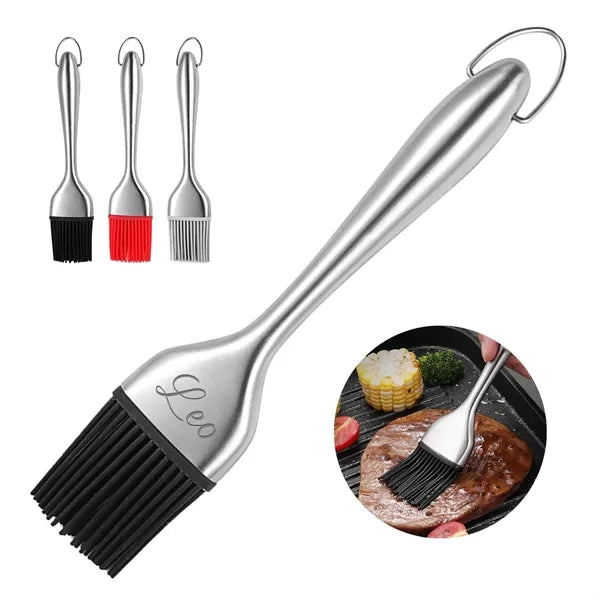 Stainless Steel Silicone BBQ Basting Brush