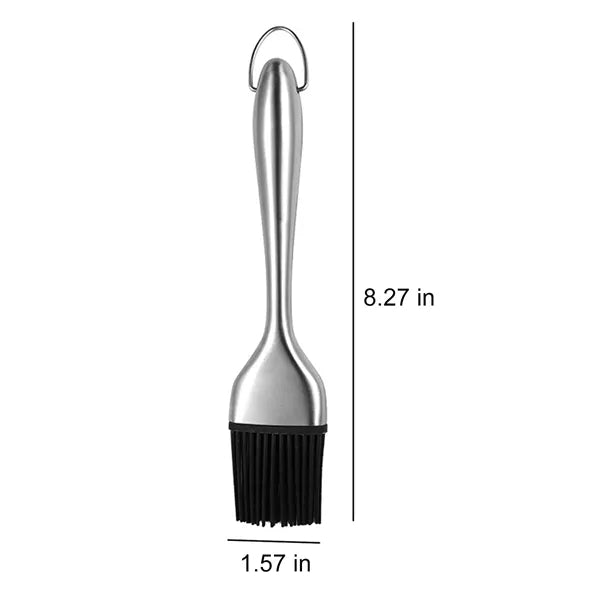 Stainless Steel Silicone BBQ Basting Brush