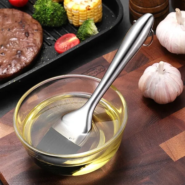 Stainless Steel Silicone BBQ Basting Brush