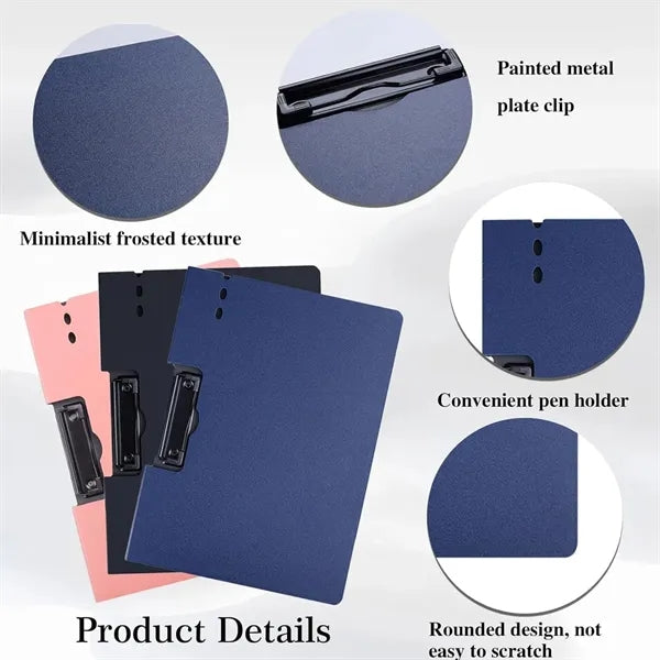 Multifunctional Dual-Purpose Loose-Leaf Folder With Pen Hole