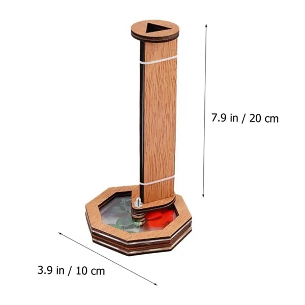 DIY Wooden Rotating Kaleidoscope Set Children's Outdoor Toys