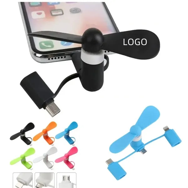 3-In-1 Mini Phone Fan