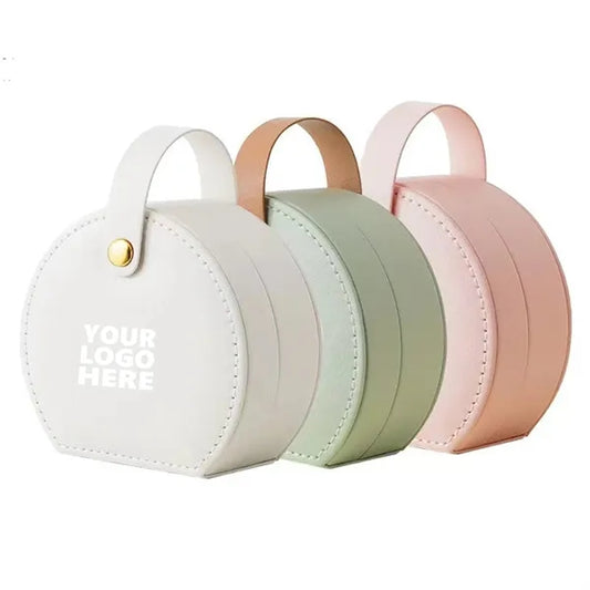 Half-round Portable Jewelry Box