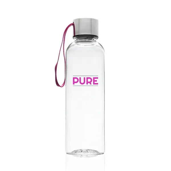 17 oz. Genie Plastic Water Bottle With Strap