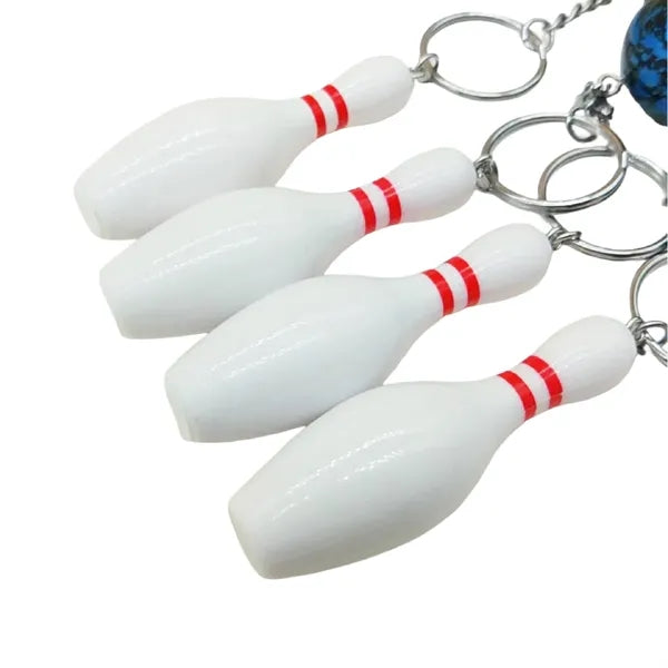 Bowling Ball Keychain for Bowling Lovers and Events