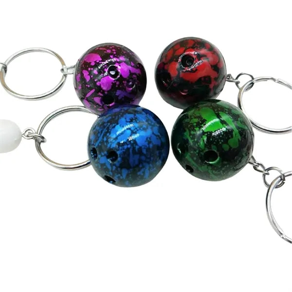 Bowling Ball Keychain for Bowling Lovers and Events
