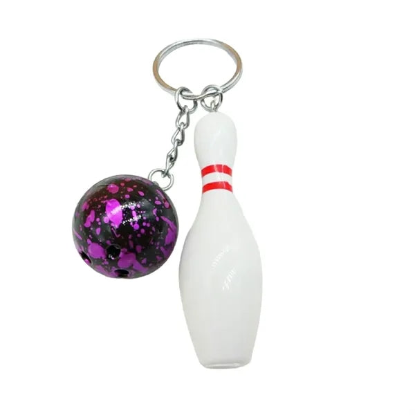 Bowling Ball Keychain for Bowling Lovers and Events