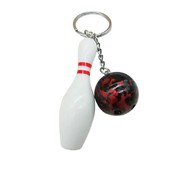 Bowling Ball Keychain for Bowling Lovers and Events