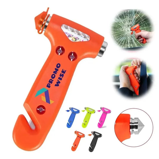 Two-In-One Solid Escape Car Window Breaking Safety Hammer