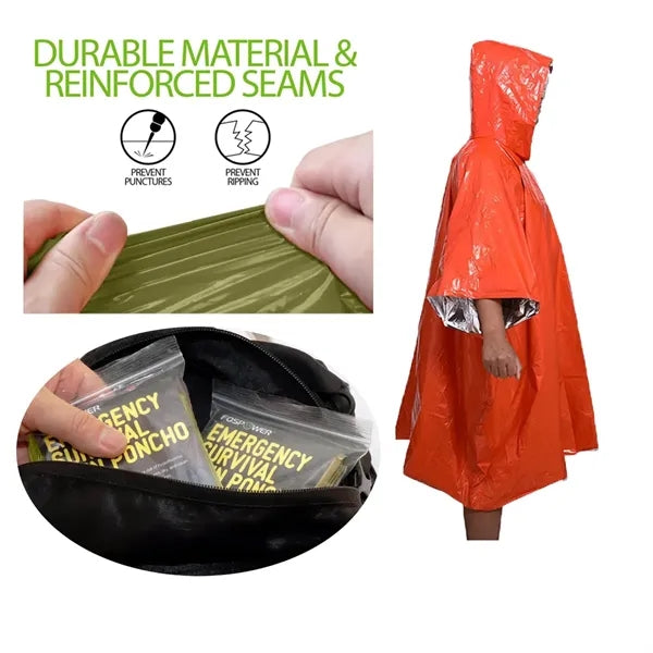 Emergency Rain Poncho