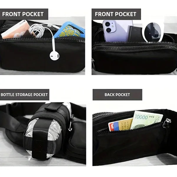 Adjustable Cross Body Fitness Waist Bag Free Shipping
