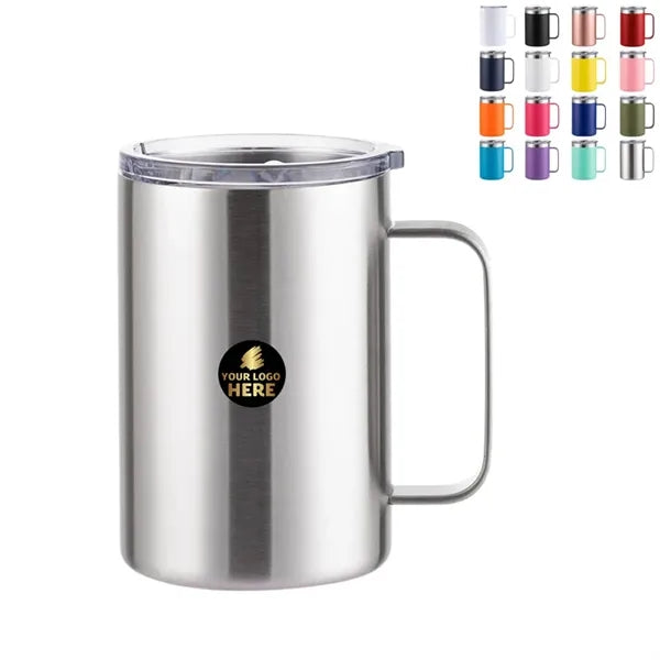 304 stainless steel handle cup 16oz