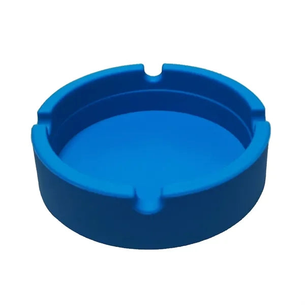 Mini Round Silicone Ashtray - Portable