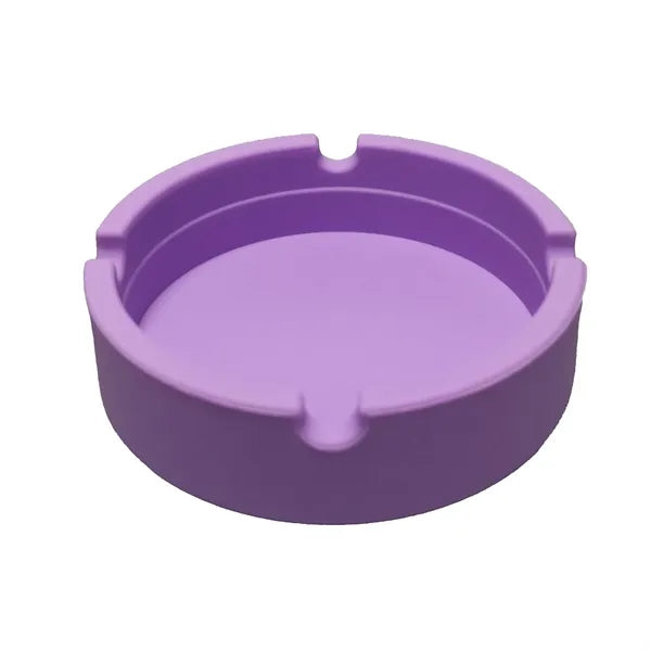 Mini Round Silicone Ashtray - Portable