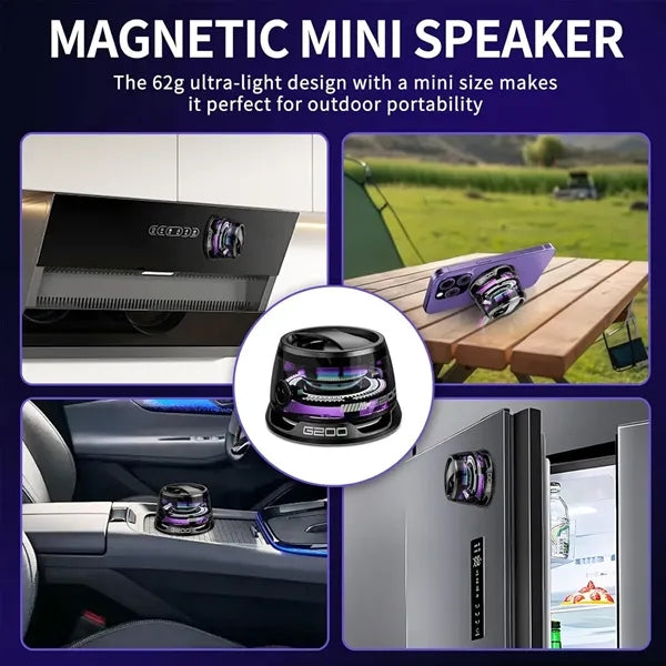 G2000 Magnetic Bluetooth Speaker with Phone Holder