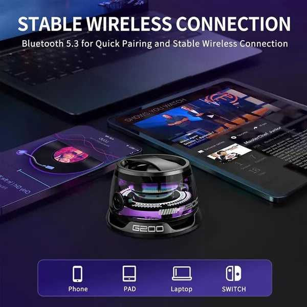 G2000 Magnetic Bluetooth Speaker with Phone Holder