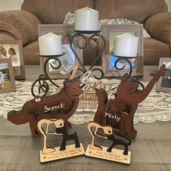 Wooden Pet Hair Memory Box With Display Window Free Shipping
